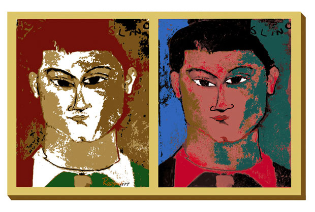 Ispirato a Modigliani - Figura 1m