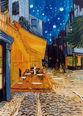 "Terrazza del caffè di notte"