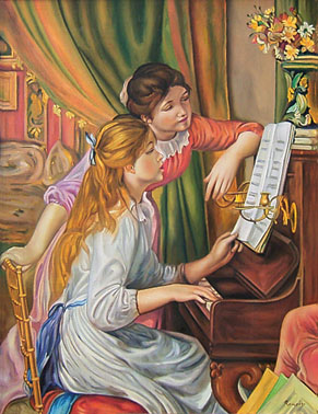 "Ragazze al pianoforte"