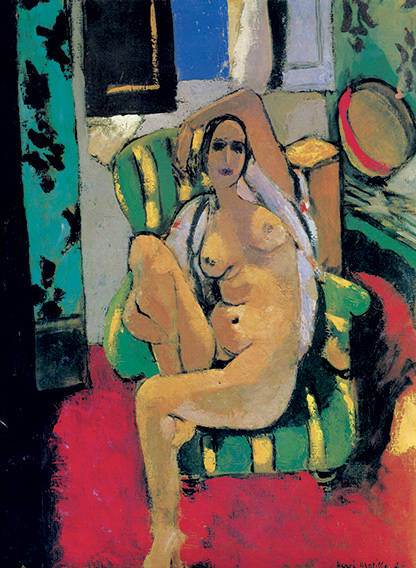 "Odalisca con tamburello"