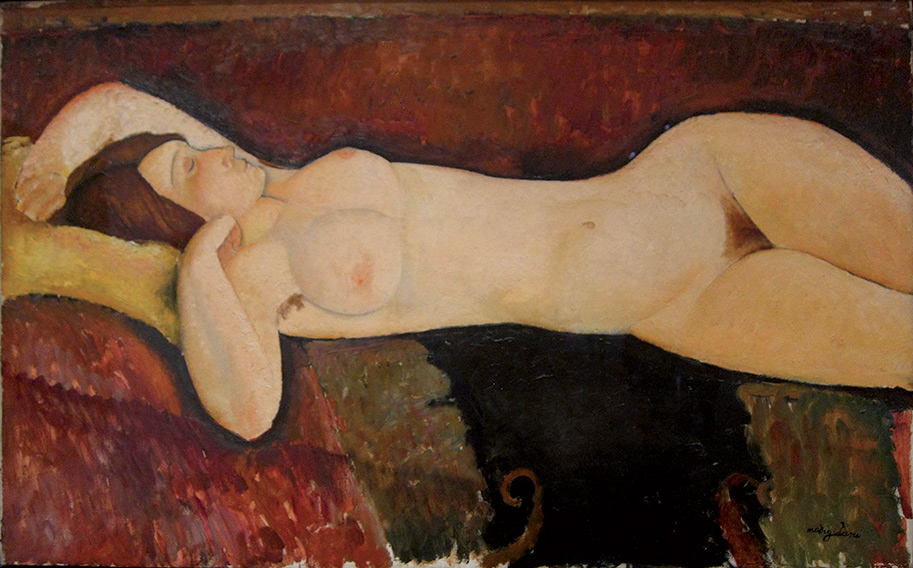 "Il grande nudo disteso"